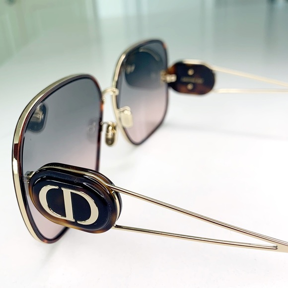 🕶️ Christian Dior Diorbobby Square Metal-Acetate Sunglasses - Picture 6 of 9